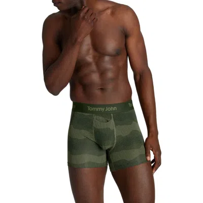 Tommy John Second Skin 4-inch Boxer Briefs In Green