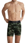 Tommy John Second Skin 6-inch Boxer Briefs In Green