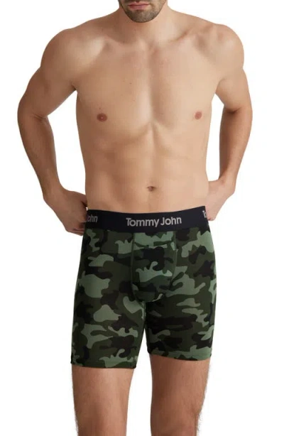 Tommy John Second Skin 6-inch Boxer Briefs In Green