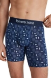 Tommy John Second Skin 6-inch Boxer Briefs In Blue