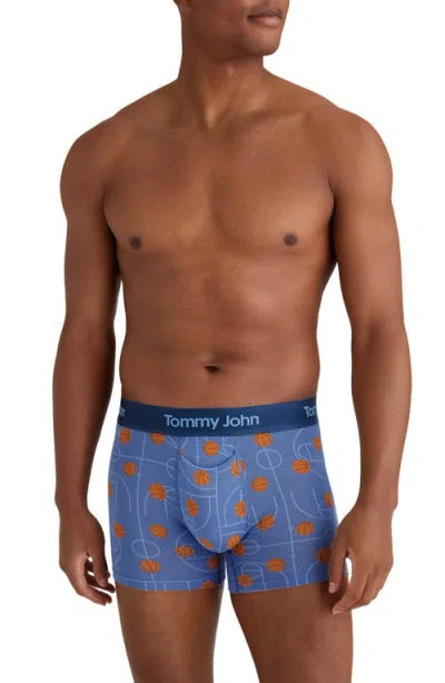 Tommy John Second Skin 6-inch Boxer Briefs In Court Side Ebb And Flow