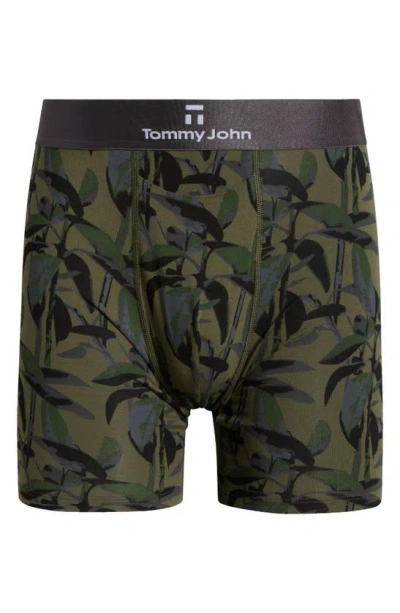 Tommy John Second Skin 6-inch Boxer Briefs In Grape Leaf Rubber Tree