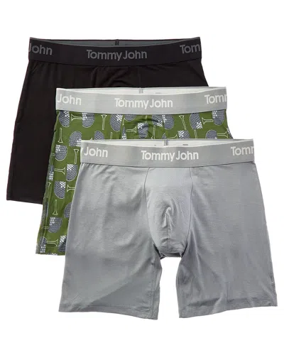 Tommy John Second Skin 6in Boxer Brief In Black