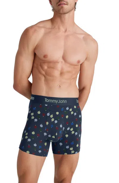 Tommy John Second Skin 6-inch Boxer Briefs In Baubles Dress Blues