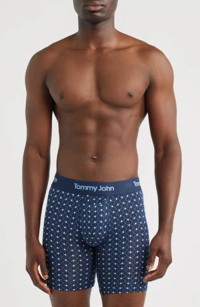 Tommy John Second Skin 6-inch Boxer Briefs In G Pttr Drss Bls