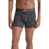 Tommy John Second Skin Boxer Briefs In Grey Etched Bud