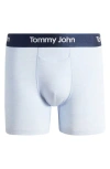 Tommy John Second Skin Boxer Briefs In Navy Crystal Blue Heather
