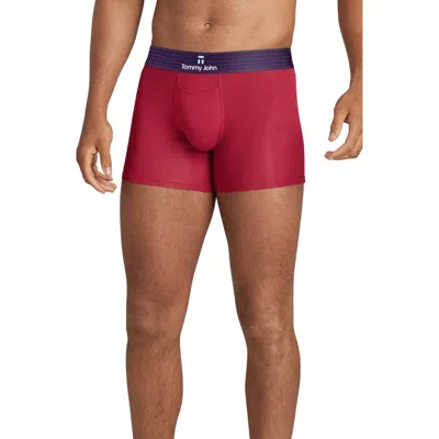 Tommy John Second Skin Boxer Briefs In Rio Red