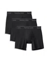Tommy John Second Skin Essentials 6 Boxer Briefs, Pack Of 3 In Black