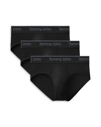 Tommy John Second Skin Essentials Briefs, Pack Of 3 In Black