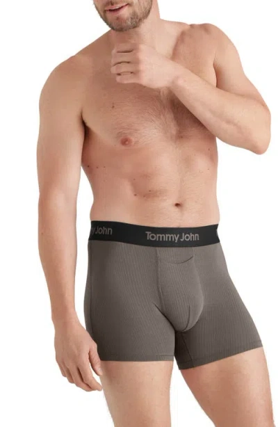 Tommy John Second Skin Luxe Rib 4-inch Boxer Briefs In Multi