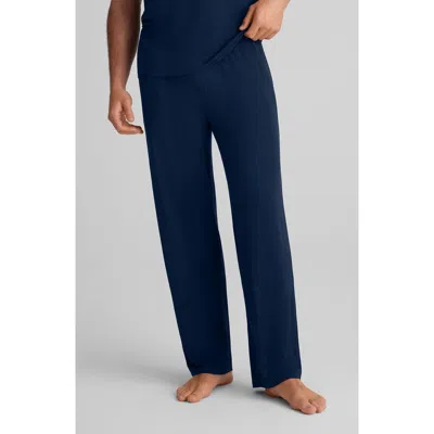 Tommy John Second Skin Luxe Ribbed Lounge Pants In Dress Blues