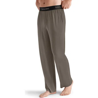 Tommy John Second Skin Luxe Ribbed Lounge Pants In Falcon