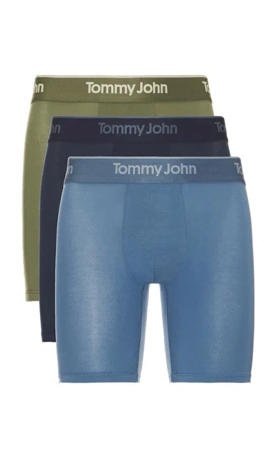 Tommy John Second Skin Modal 3pk 6' Boxer Briefs In Multi