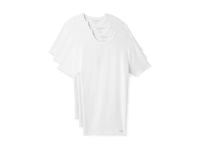Tommy John Second Skin Modal Crewneck Stay Tucked Undershirt 3-pack In White