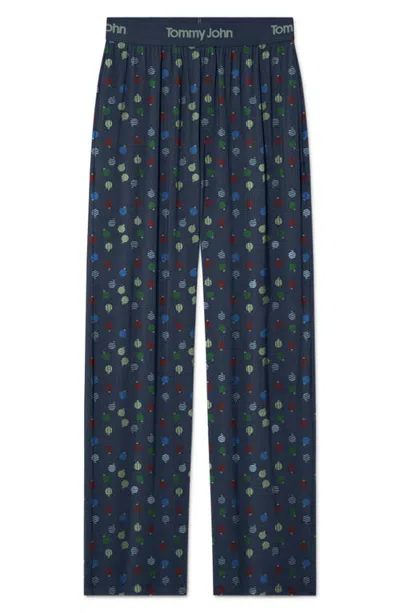 Tommy John Second Skin Pajama Pants In Baubles Dress Blues