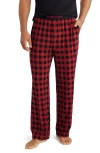 Tommy John Second Skin Pajama Pants In Emboldened Red Buffalo Check