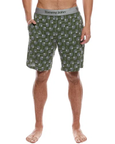 Tommy John Second Skin Sleep Short In Green