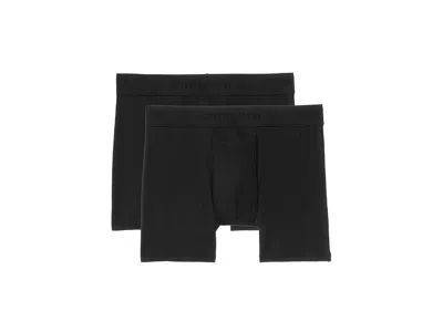 Tommy John Second Skin Underwear Men's Black Boxer Briefs 2-pack Ups712