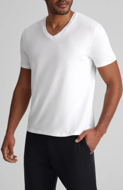 Tommy John Second Skin V-neck T-shirt In White