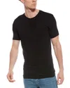 Tommy John Set Of 2 Stay-tucked Crewneck Undershirt In Black