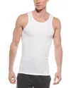 Tommy John Set Of 2 Stay-tucked Undershirt Tank In White