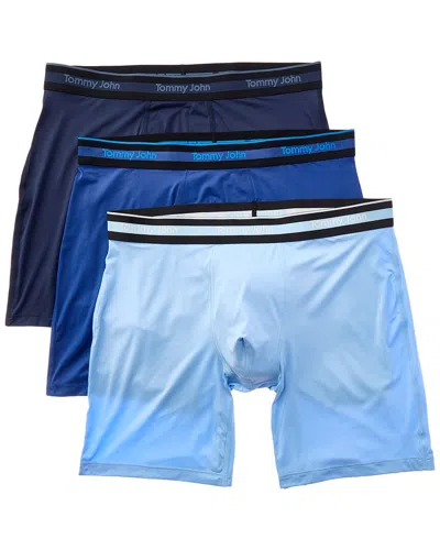 Tommy John Set Of 3 Comfort Micro 6in Boxer Brief In Multi