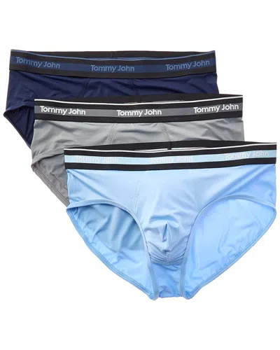 Tommy John Set Of 3 Comfort Micro Brief In Blue