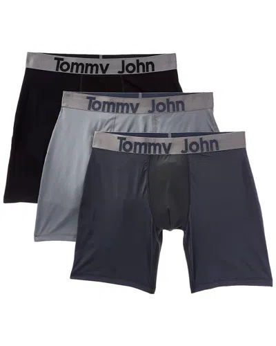 TOMMY JOHN TOMMY JOHN SET OF 3 ESSENTIAL 360 SPORT BOXER BRIEF
