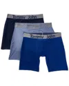 Tommy John Set Of 3 Essential 360 Sport Boxer Brief In Multi