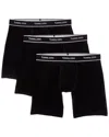 Tommy John Set Of 3 Essential Luxe Bamboo Boxer Brief In Black