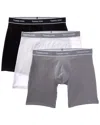 Tommy John Set Of 3 Essential Cool Boxer Brief In Black