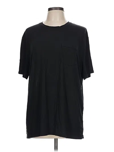 Pre-owned Tommy John Short Sleeve T-shirt In Black