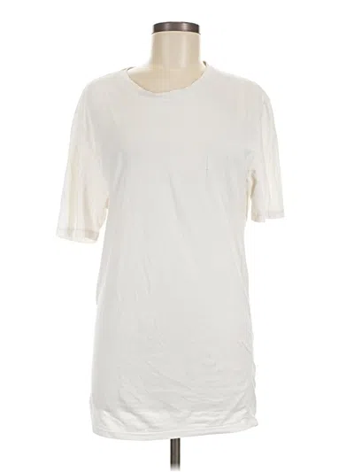 Pre-owned Tommy John Short Sleeve T-shirt In Ivory
