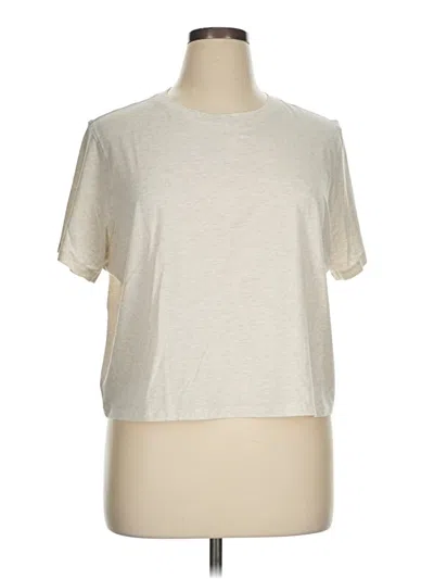 Pre-owned Tommy John Short Sleeve T-shirt In White