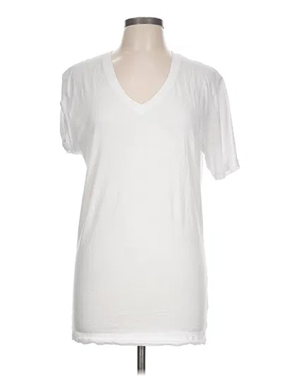 Pre-owned Tommy John Short Sleeve T-shirt In White
