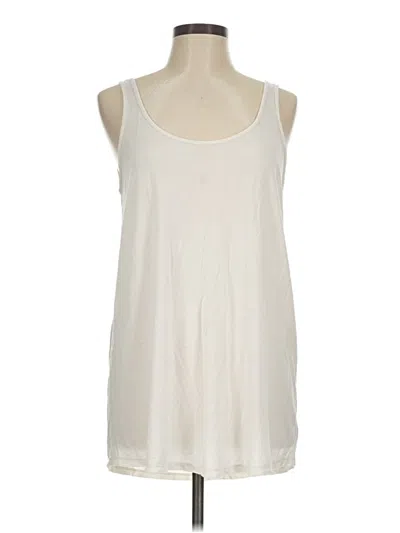 Pre-owned Tommy John Sleeveless T-shirt In Ivory