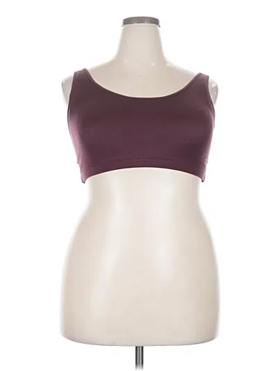 Pre-owned Tommy John Sports Bra In Burgundy