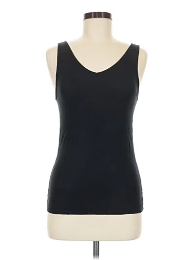 Pre-owned Tommy John Tank Top Black Strapless Neckline Tops