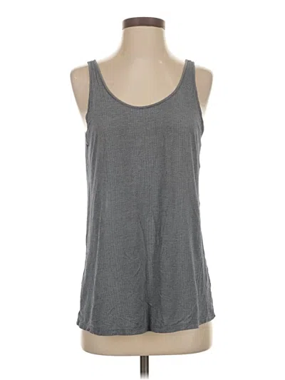 Pre-owned Tommy John Tank Top Gray Halter Neckline Tops