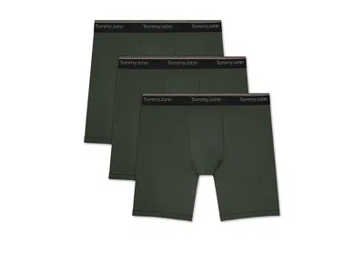 Tommy John Ultra Soft Flex 6 Boxer Brief 3-pack In Brown