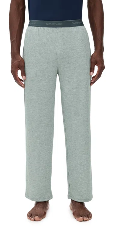 Tommy John Waffle Pants Grey Heather In Gray