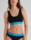 Tommy John Women's 360 Sport Scoop Bralette In Black