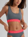 Tommy John Women's 360 Sport Scoop Bralette In Gray