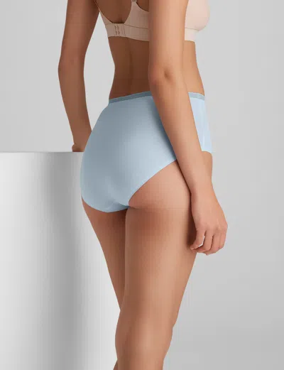 Tommy John Women's Air High Rise Brief In Blue