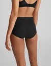 Tommy John Women's Air High Rise Brief In Black