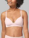 Tommy John Women's Comfort Smoothing Lightly Lined Wireless Bra In Pink