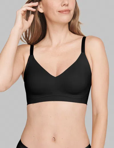 Tommy John Second Skin Comfort Lace Triangle Bralette In Black