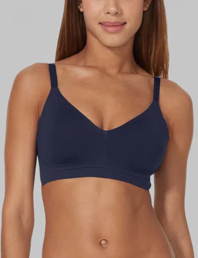 Tommy John Women's Comfort Smoothing Triangle Bralette In Blue
