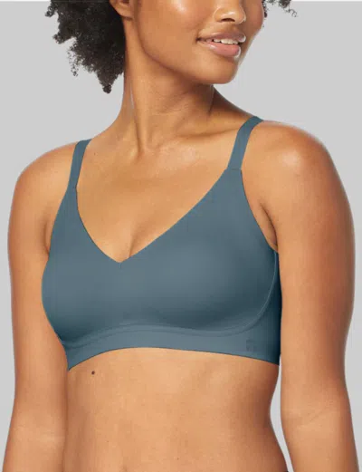 Tommy John Women's Comfort Smoothing Triangle Bralette In Blue